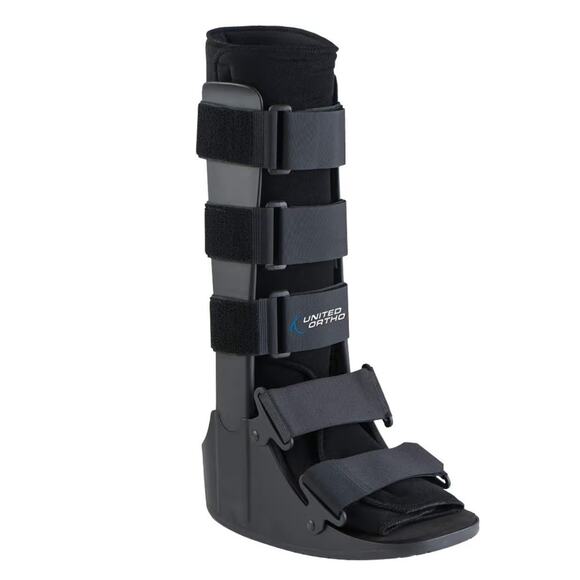 United Ortho Air Cam Walker Fracture Boot, Medium Black, Sprain, Post-Op, Rocker - Picture 6 of 6